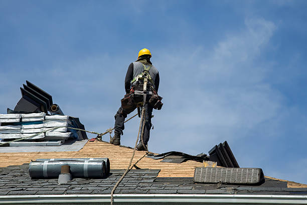 Professional Roofing technician working in Geneseo, IL